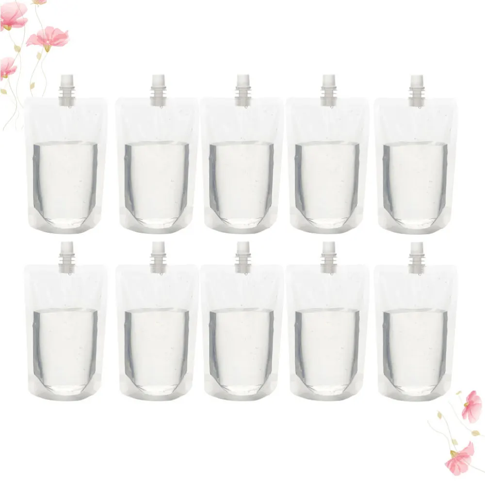 30 шт. прозрачные колбы для напитков 200 мл|Плоские фляги| |