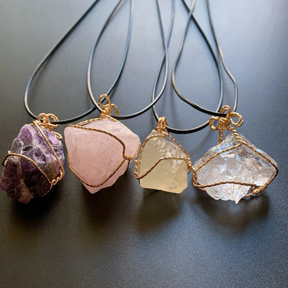 Ожерелье женское из натурального камня ювелирное изделие с кулоном 14 золотых