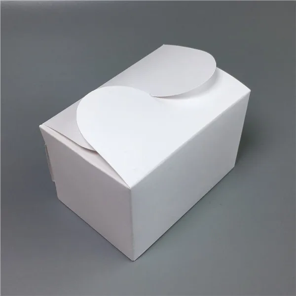 white 30 шт./лот, коричневая и белая коробка, подарочная упаковка для мыла, печенья, бумажные коробки,, 9*6,2*6 см - Цвет: white