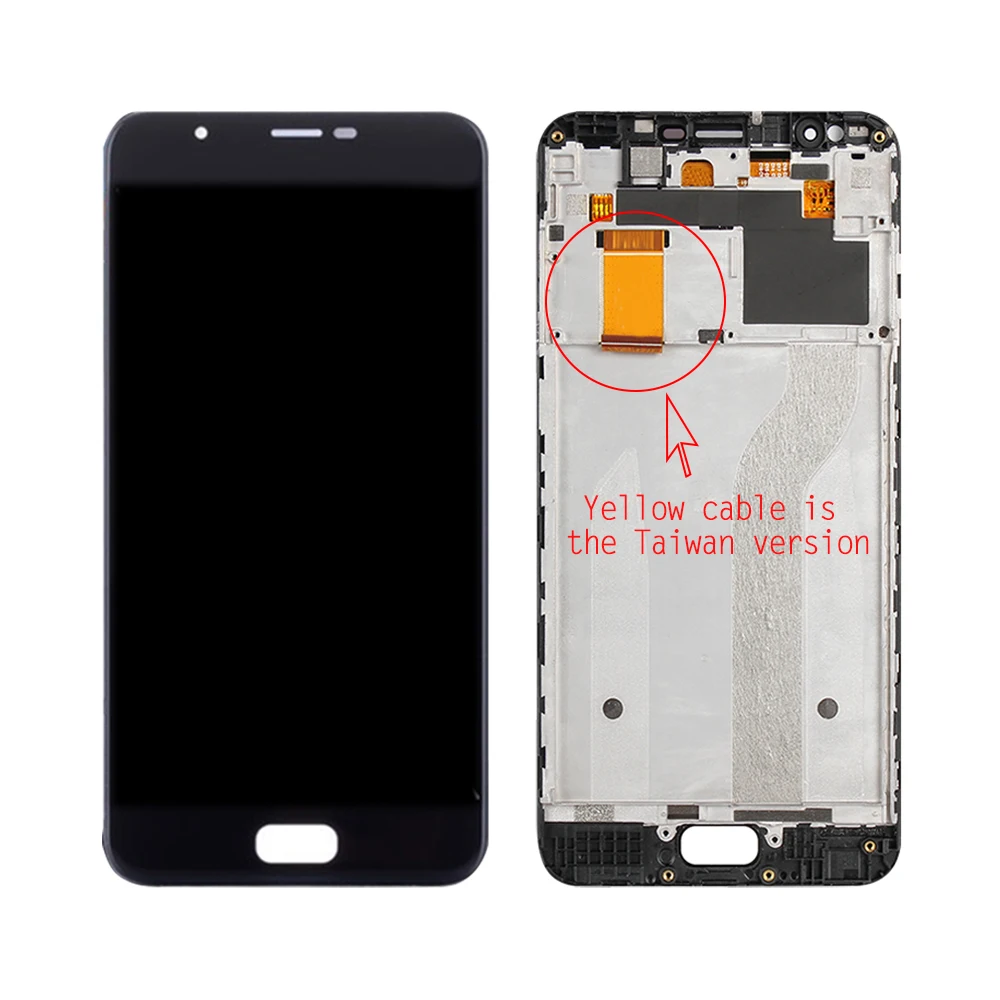 

ORIGINAL For ASUS Zenfone 4 Max Plus ZC550TL LCD Touch Screen Digitizer Assembly For Asus zc550tl Display with Frame Replacement