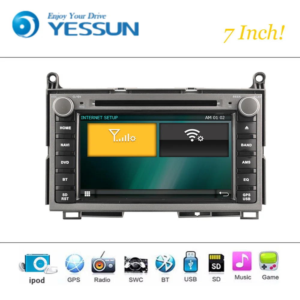 Автомобильный DVD плеер Wince система для Toyota Venza автомагнитола стерео GPS навигация