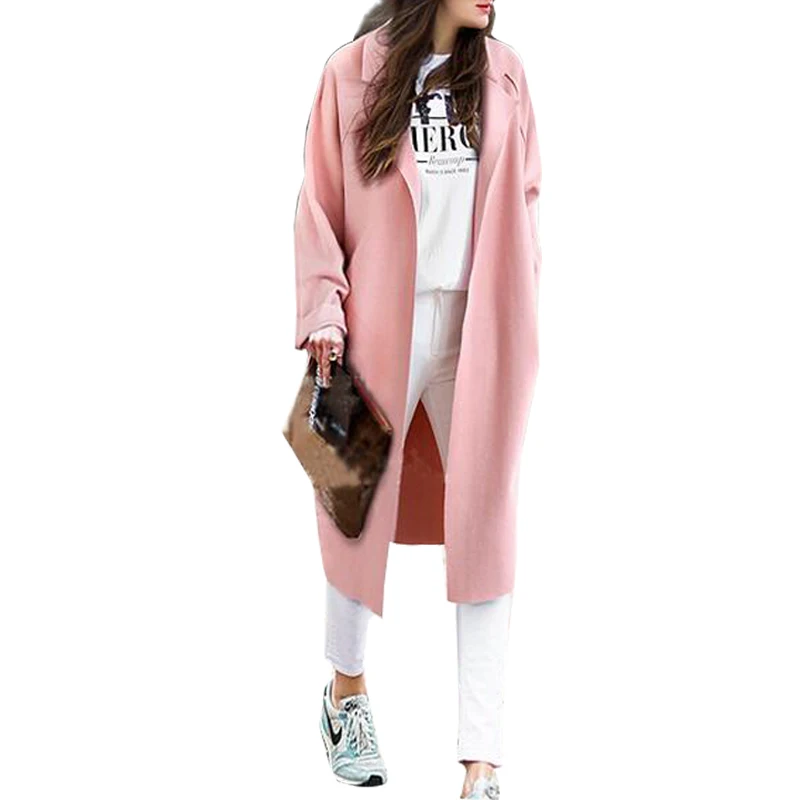 Осенне зимний женский тренчкот кардиган 2020 модная женская верхняя одежда с