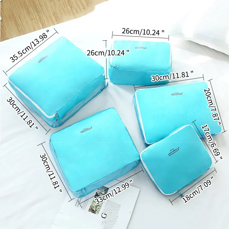 5 шт./компл. чемодан органайзер для путешествий набор отделки одежды портативный