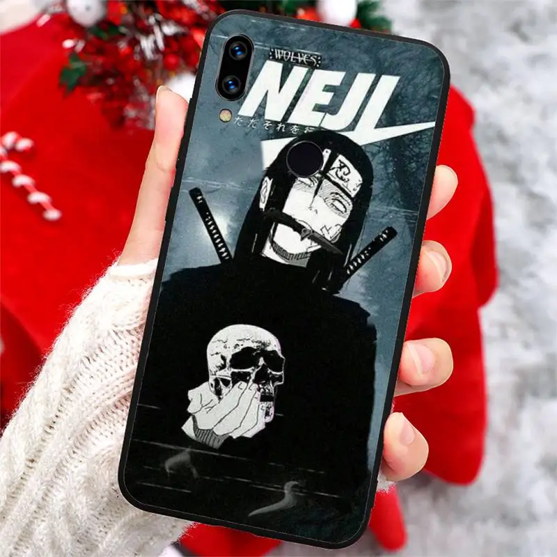 

Anime Naruto Neji Printing poster Phone Case For Xiaomi Redmi Note 4 4x 5 6 7 8 pro S2 PLUS 6A PRO