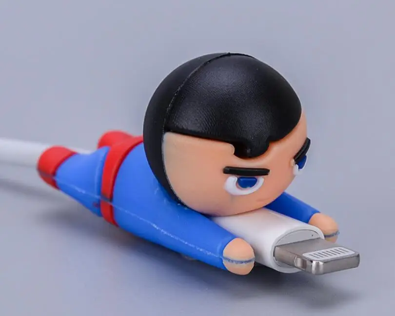 Милый кабель укуса протектор для Iphone кабель укуса зарядное устройство защита Marvel животные защита игрушки зарядное устройство защита животных игрушка - Цвет: 6