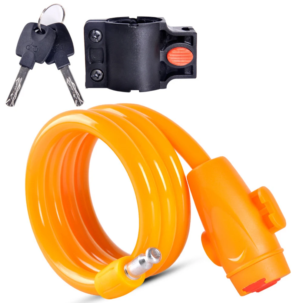 

Bicycle Lock Anti-Theft Anti-Cutting Bike Security Lock Cable for Hiking Cycling Riding Universal Outdoor Accessories