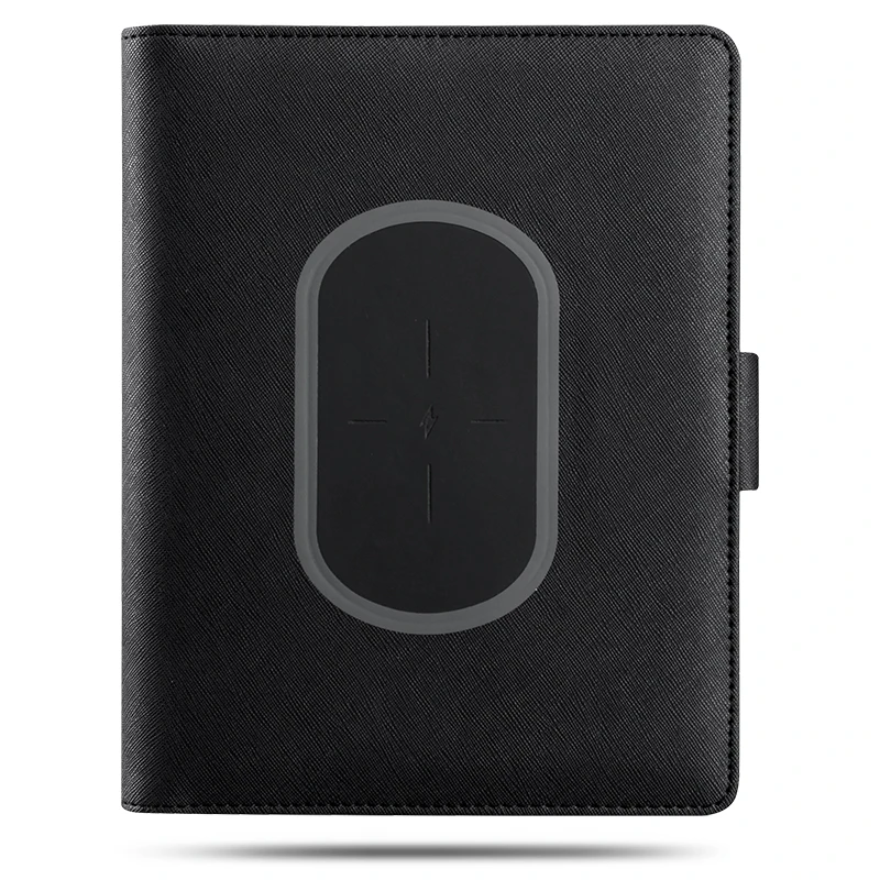 Новое поступление деловой дорожный блокнот A5 папка портфель с проводом 5000 мАч и