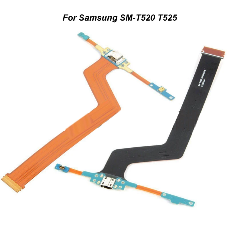 Для samsung SM-T520 T525 USB зарядное устройство разъем док-станция микрофонный гибкий кабель зарядный порт Запасная часть