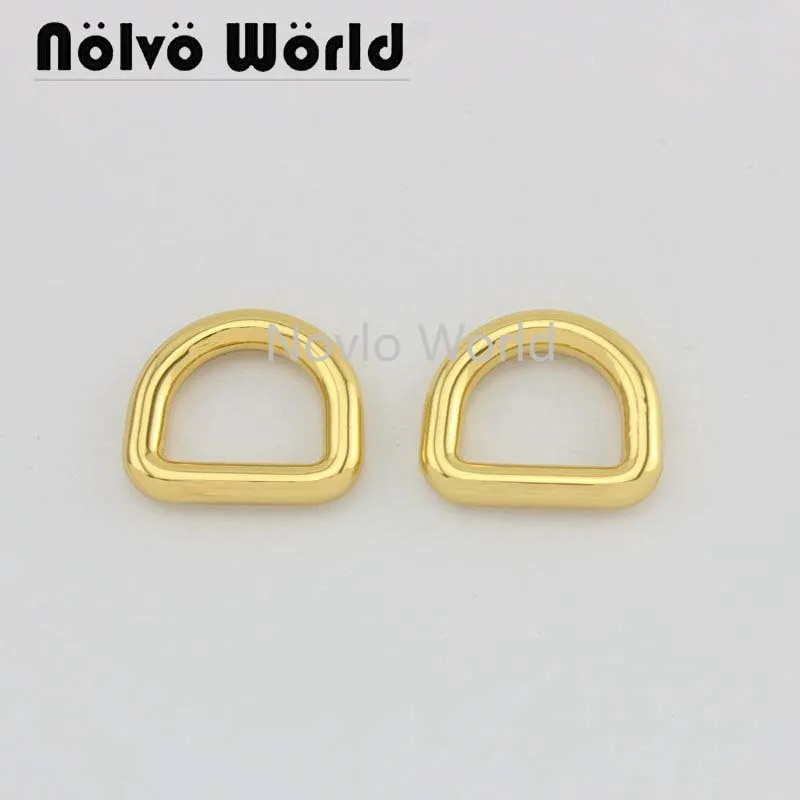 Мир Nolvo 5 20 5/8 шт. 4 цвета 15*12 мм металлическое D образное кольцо ручные пряжки