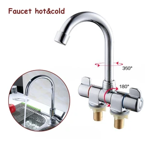 camper bathroom coldhot faucet deck kitchen basin faucets waterfall basin mixer tap bath faucet sink for rv caravan boats free global shipping