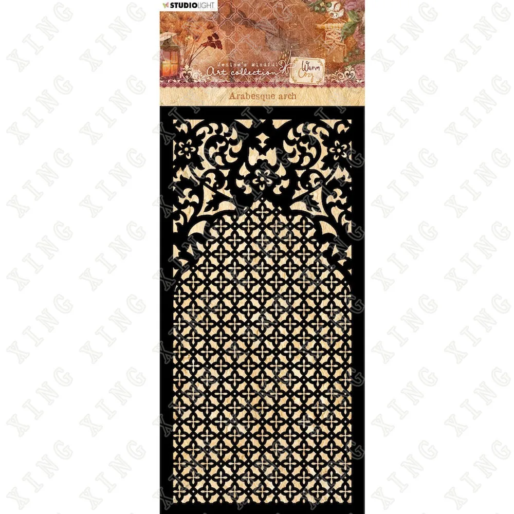

Hot Sale Arabesque Arch Warm and Cozy Diy Layering Stencils Painting New Scrapbook Coloring Embossing Album Decorative Template