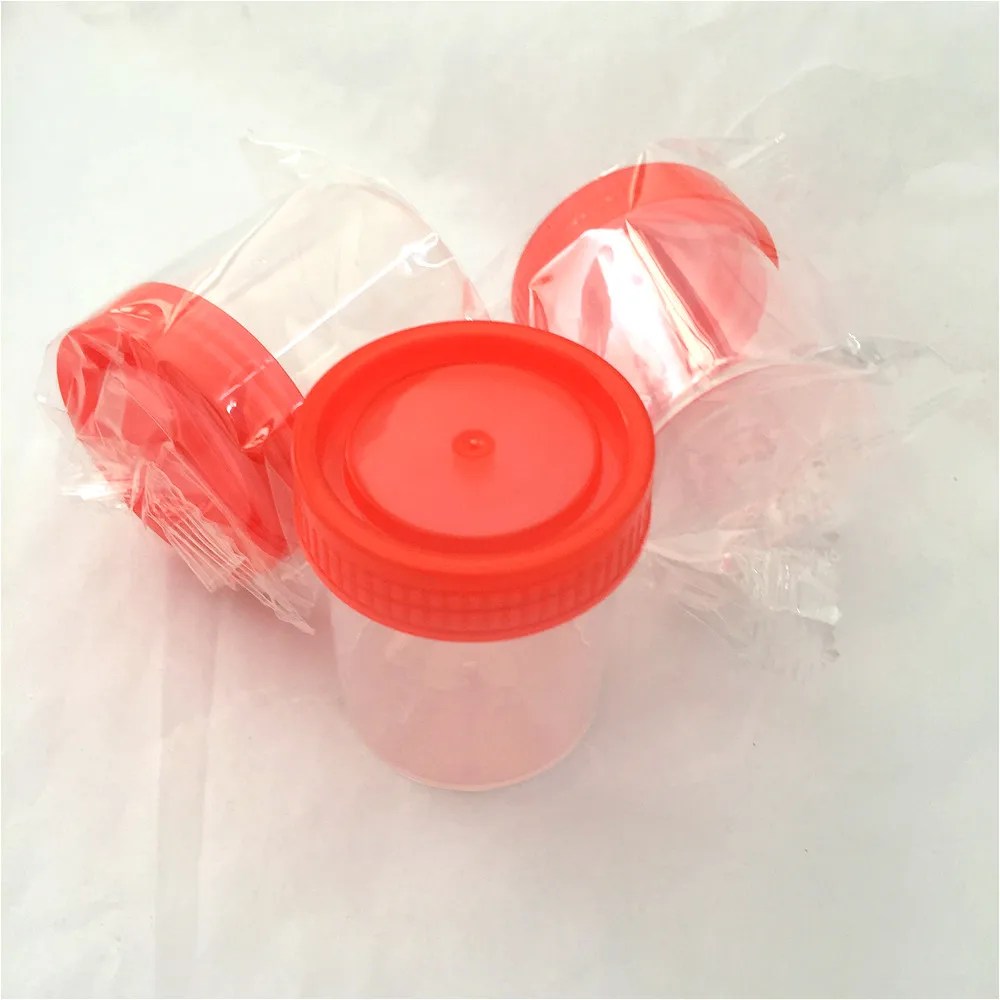 Пластиковая емкость для мочи 40 мл пластиковая крышка винтов чашка EO стерилизация