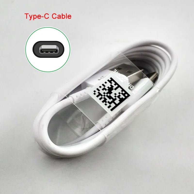 White Samsung USB кабель 120 см/150 см 2A Быстрая зарядка Тип C кабель для передачи данных для samsung Galaxy S10 S8 S9 плюс S10E A3 A5 A7 Note 8, 9, 10 - Цвет: White