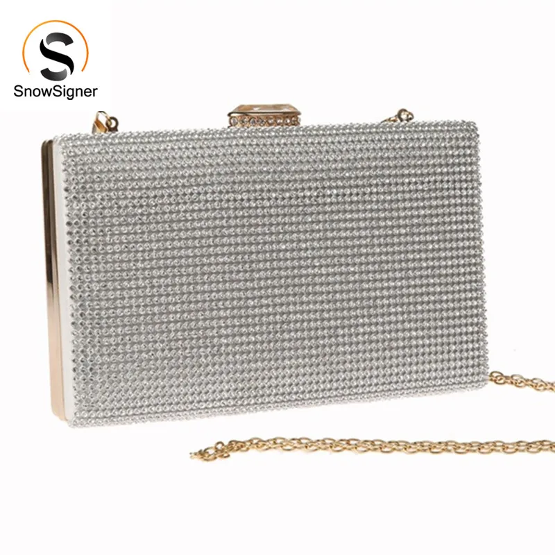 Блестящие стразы Женская вечерняя сумочка модные Ужин сумка банкетный мешок