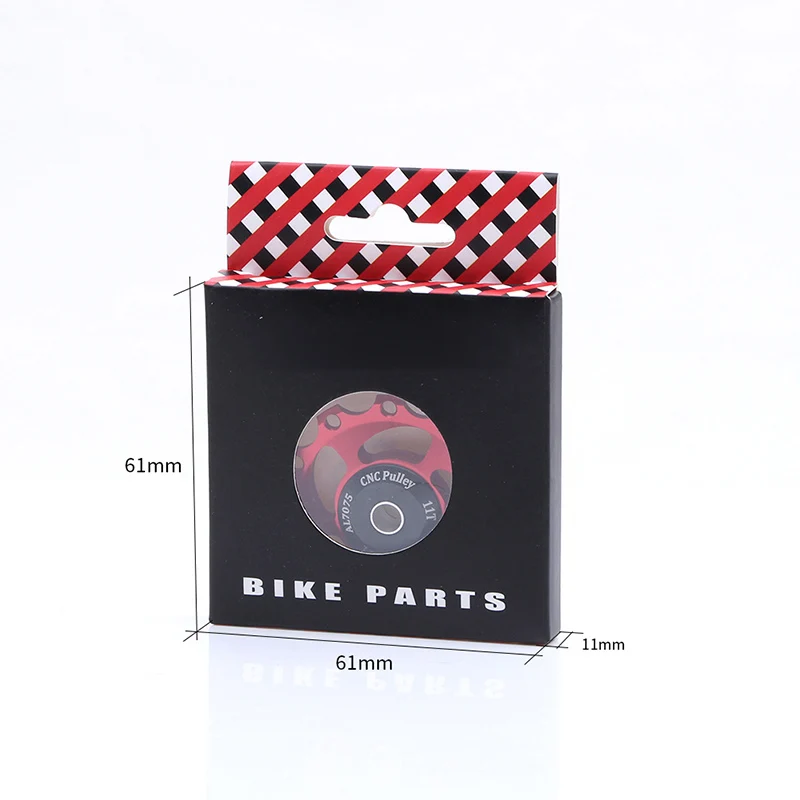 

Mountain Bike Road Bike 13T Bicycle Aluminum Alloy Rear Dial Guide Wheel Metal Bearing Ceramic Pelin Steel Guide Wheel