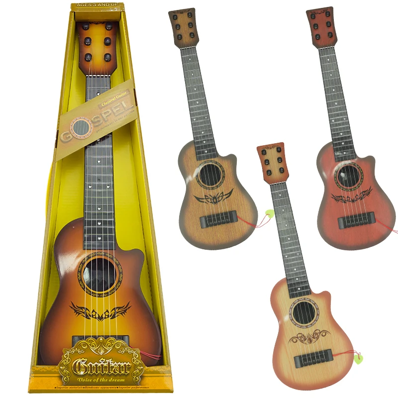 Guitarra Clásica de acero de 6 cuerdas para principiantes, instrumento Musical para niños, ukelele,