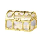 10 шт. пластик прозрачный сундук с сокровищами кристальных камней, шкатулка для украшений органайзер для хранения коробка конфет Свадебная вечеринка поставки