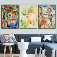 willem de kooning classic oil painting reproduction canvas abstract poster print wall picture for living room