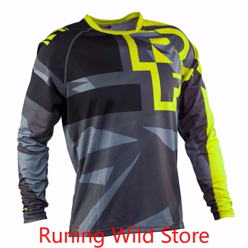 Веломайка FXR DH дышащая кофта для мотокросса с длинным рукавом горных велосипедов