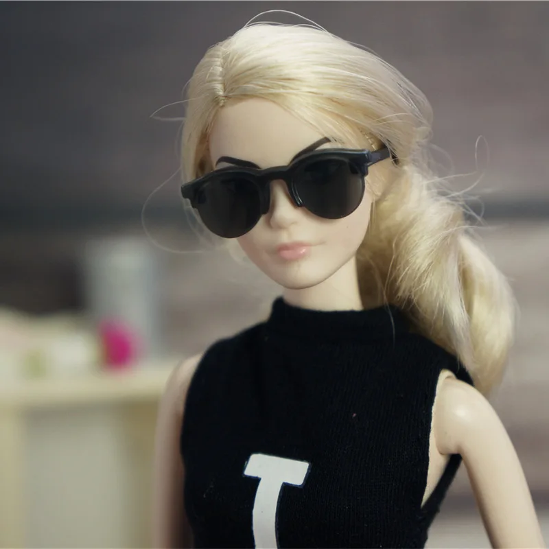 Оригинальные солнцезащитные очки для кукол Барби 1/6 bjd кукла пояс ожерелье наряды