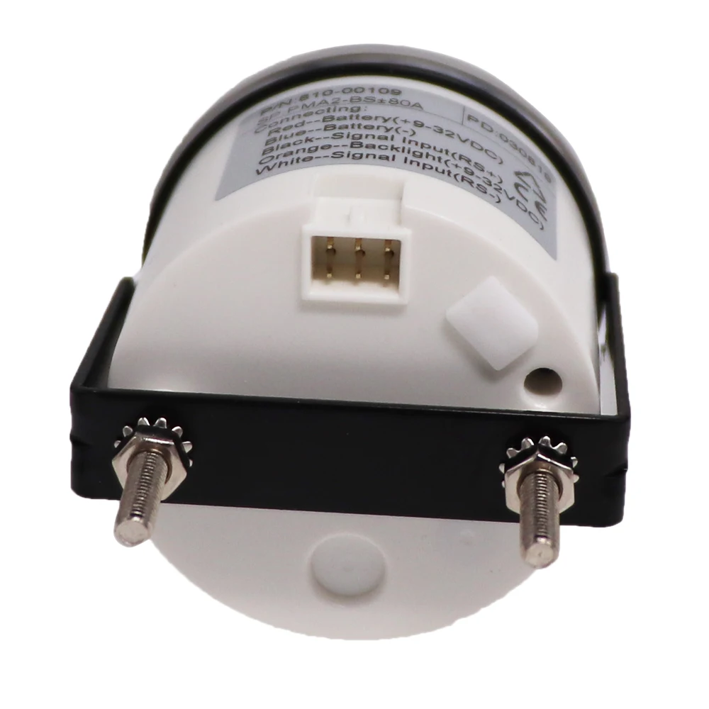 Красный светодиодный амперметр с подсветкой манометр 80 ~ 80A Амперметр для