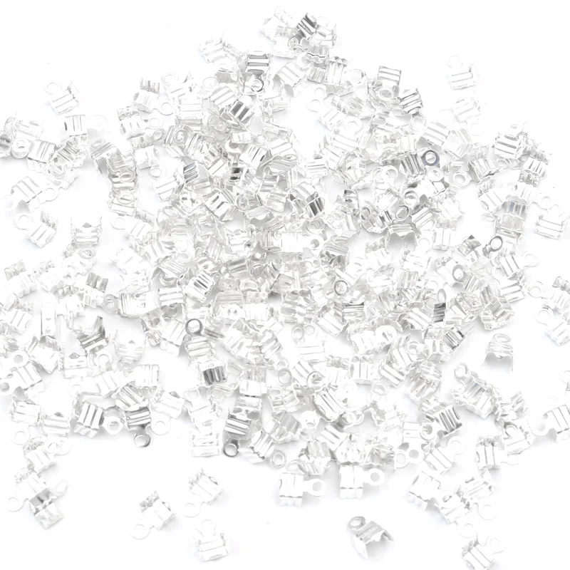 Обжимные колпачки для бусин Концевики бижутерии фурнитура изготовления