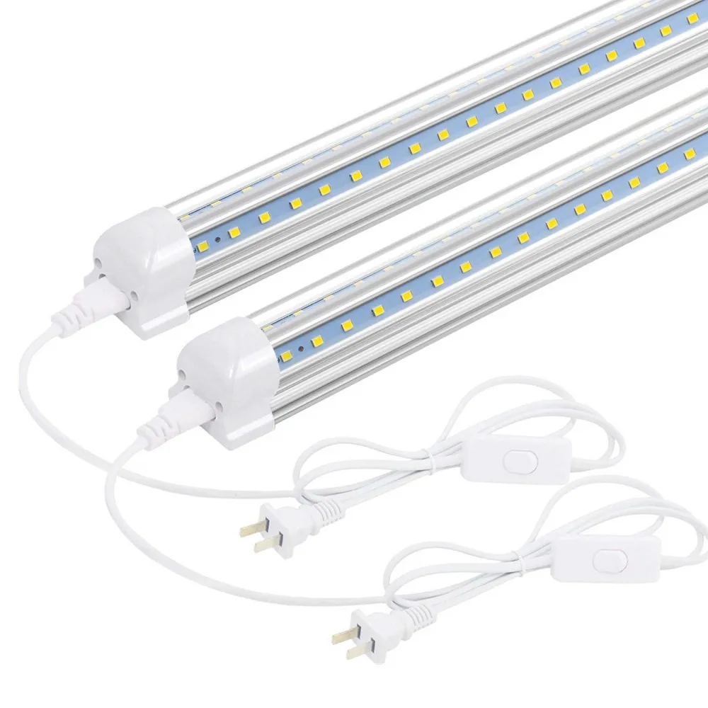

CNSUNWAY 2PCS T8 LED Light Tube 2FT 0.6M 1680LM 14W Fixture 3000K Warm White Lighting Lampara Ceiling and Utility Shop Light