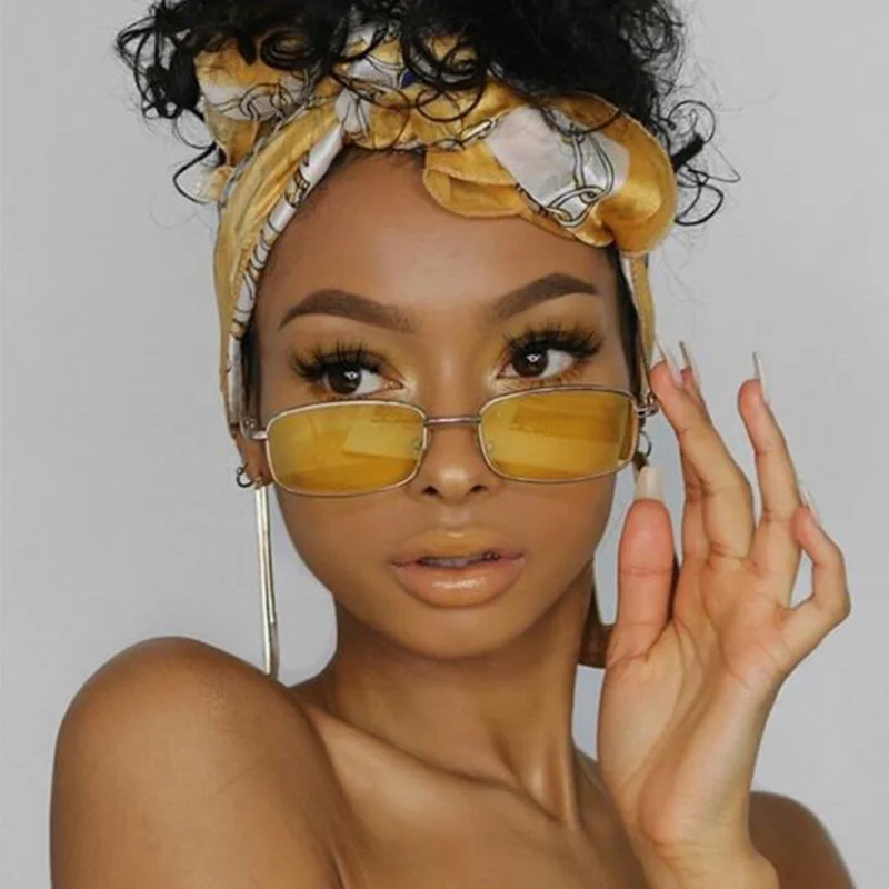 

DYTYMJ Vintage Square Sunglasses Women Brand Designer Glasses Women/Men Retro Sunglasses Men Square Vintage Oculos De Sol Gafas