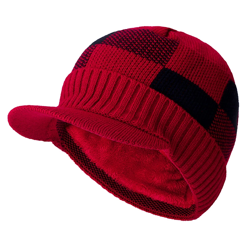 Высококачественные хлопковые зимние шапки с меховыми полями Skullies Beanies, шапка для мужчин и женщин, шерстяные шапки, маска Gorras Bonnet, вязаная шапка