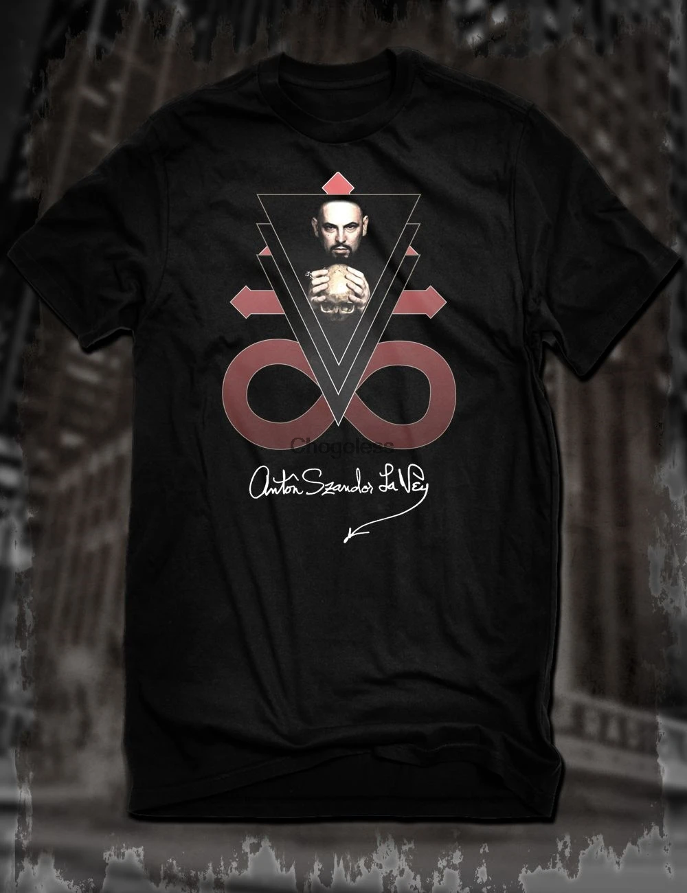 Anton Lavey футболка с церковным сатаном Мужская Crowley 666 ратанизмом футболки |