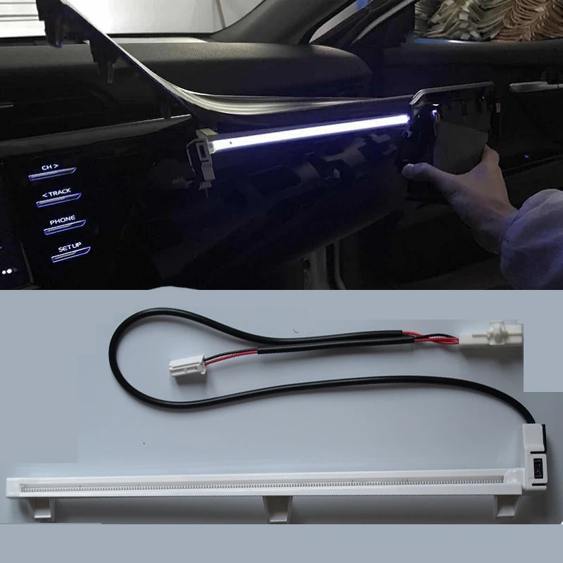 

Декоративсветодиодный светодиодная атмосферная лампа для приборной панели Toyota Camry 2018-2021, световая неосветильник полоса окружающего света