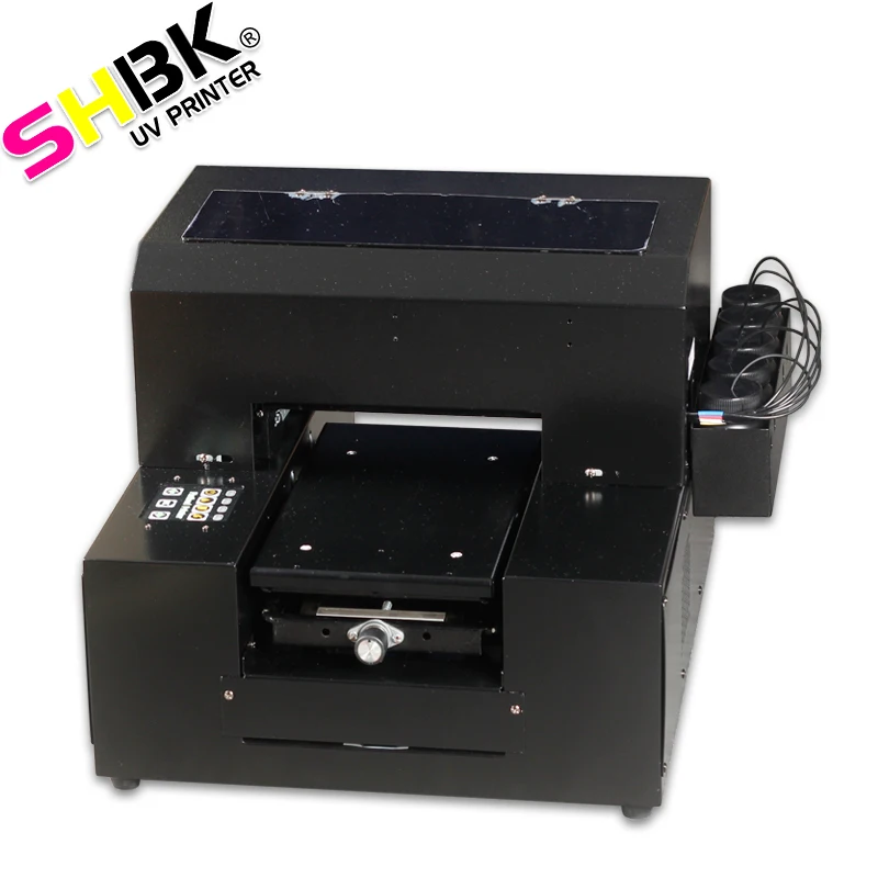 Бесплатная доставка. УФ принтер формата А4 планшетный для iPhone чехла телефона