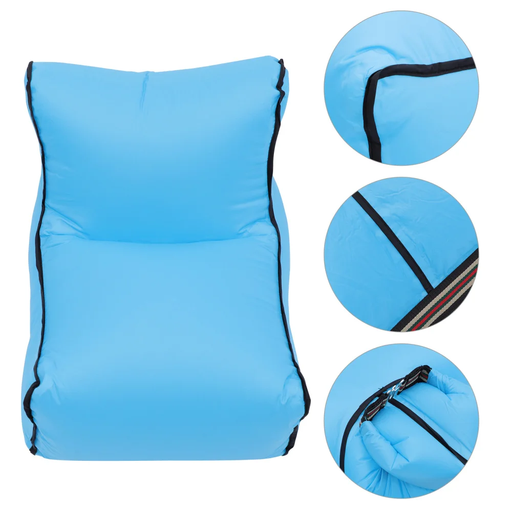 

1Pc Beach Lounger Inflatable Air Sofa Portable Lazy Sleeping Sofa for Outdoor