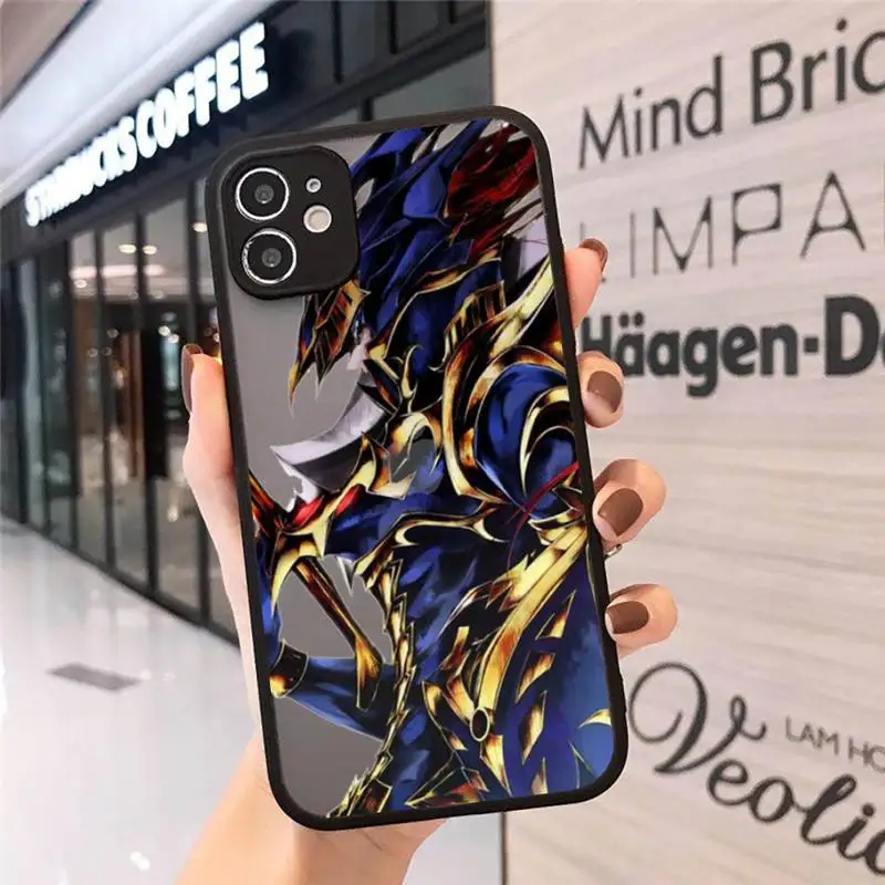 

Duel Monsters Yu-Gi-Oh Phone Case Matte Transparent for iPhone 7 8 11 12 s mini pro X XS XR MAX Plus cover funda