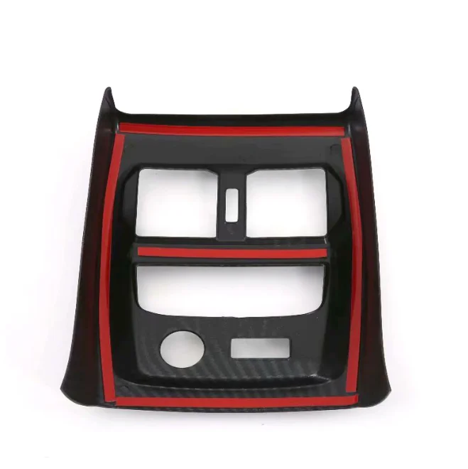 

For BMW 3 Series G20 2019 2020 Carbon Style Rear Armrest Box A/C Air Vent Outlet Decoration Cover Trim Car Styling
