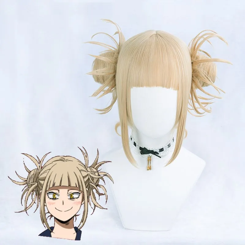 

2021 Halloween Concert Cosplay Himiko Toga Cosplay Wig Boku no Academia Cosplay Role Play My Hero Academia Styled Wig