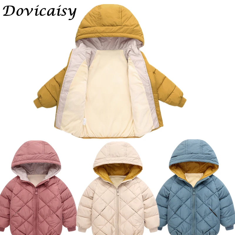 Модное детское пуховое пальто 2019 г. Зимняя куртка для маленьких девочек и