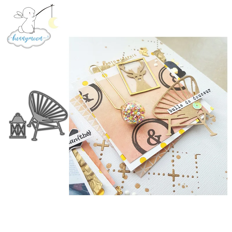 CH Деревянный Стул металлические режущие штампы 3D DIY Скрапбукинг углеродный