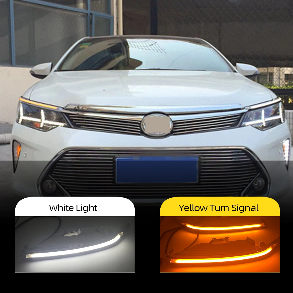 Автомобильная проблесковая 1 комплект украшение для автомобильной фары желтый