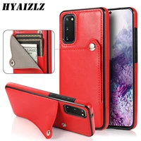leather card pocket holder phone cases for samsung galaxy s20 fe note 10 20 ultra s10e s9 s8 plus s7 edge tpu shockproof cover