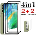4 в 1 закаленное стекло для объектива камеры Samsung s21 fe s21fe s20fe 20fe 21fe, стекло для телефона note 10 lite 10e 10 lite, защита экрана