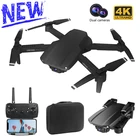 E99 Pro2 Радиоуправляемый мини-Дрон 4K с двойной камерой Wi-Fi FPV