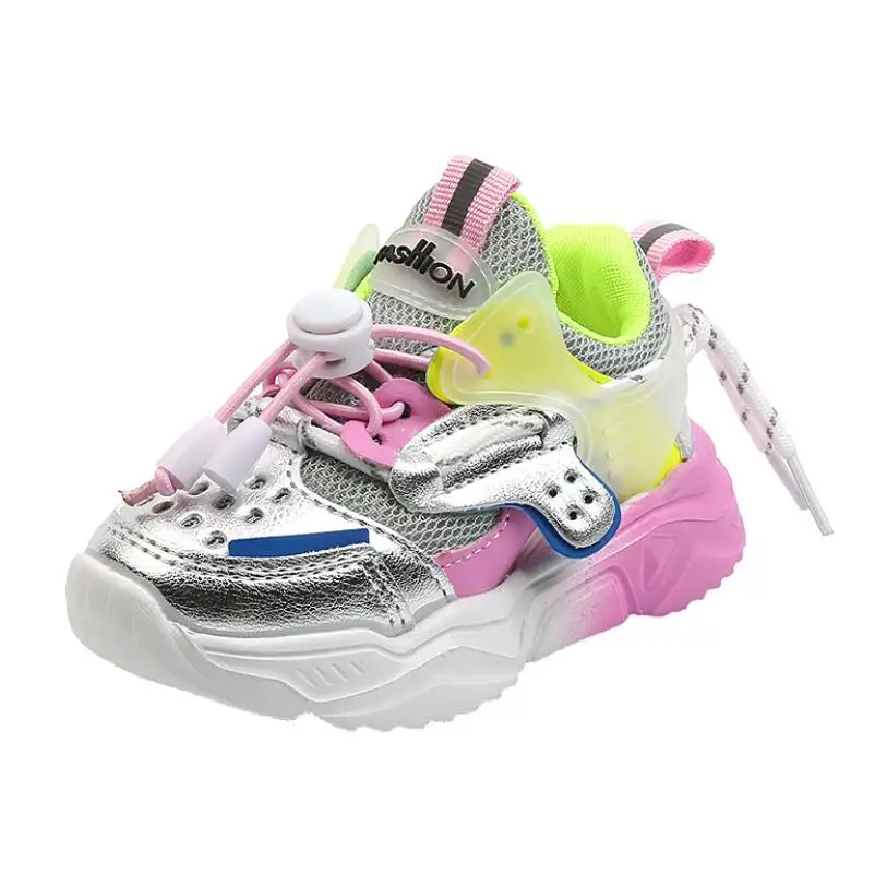 Kids Shoes 2020 Autumn Children Fashion Sport Sneakers Girls Casual Trainer Boys Colorful Outdoor Running Shoes V3 XX3