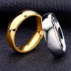 Гладкая Бриллиантовая обручальное кольцо для пар
