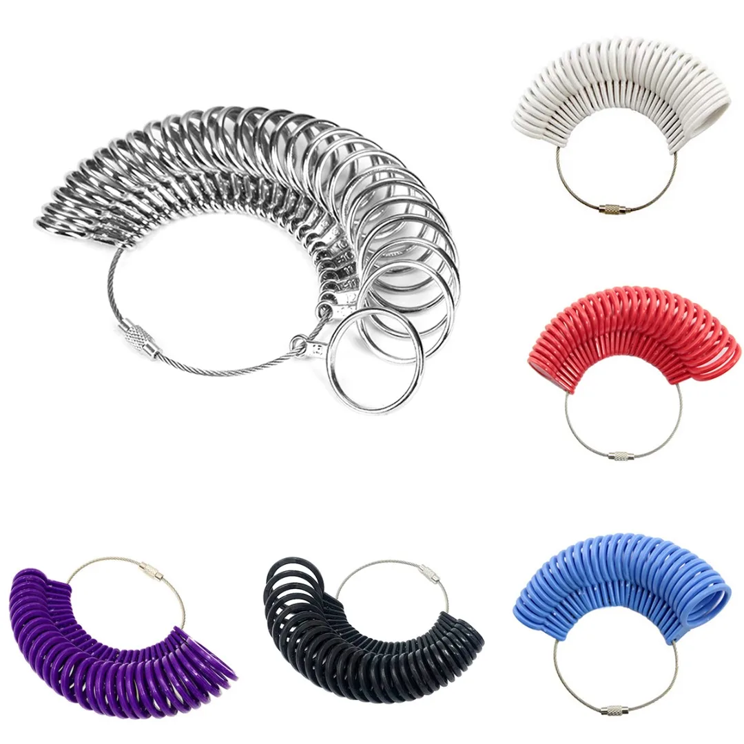 Винтажное кольцо для пальцев измерительный инструмент размер UK A Z измерительные