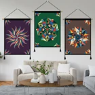 Индийская Мандала подвесное изображение Boho Декор настенная ткань психоделический хиппи ночь гобелен с Луной Мандала домашний декор