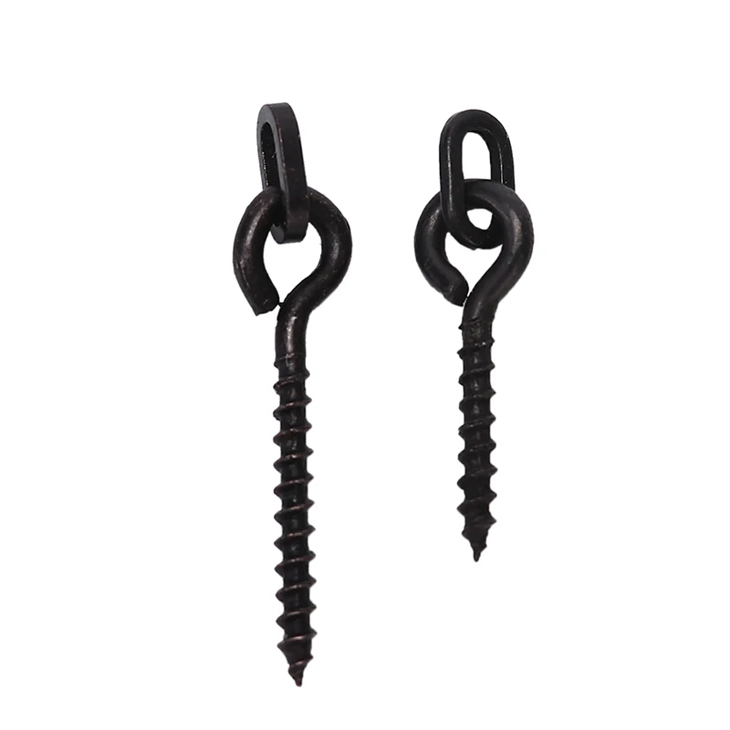 Screw connector with a rotary joint bait bracket carp fishing screw accessories matte black | Спорт и развлечения