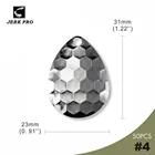 Рыболовные снасти из никелевой стали с шестигранным узором, 50 шт.