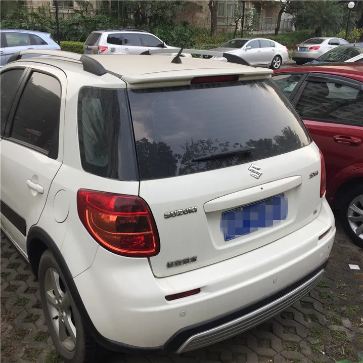 Спойлер для Suzuki SX4 из АБС пластика черный/белый спойлер на заднее крыло