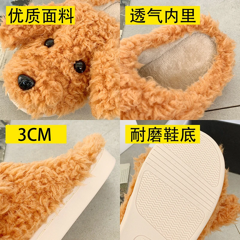 

Shoes Slippers Flat Low Slides Fashion Fur Flip Flops Flock Lady Luxury Plush Girl Massage Rome with fur Rubber Short Shoes For